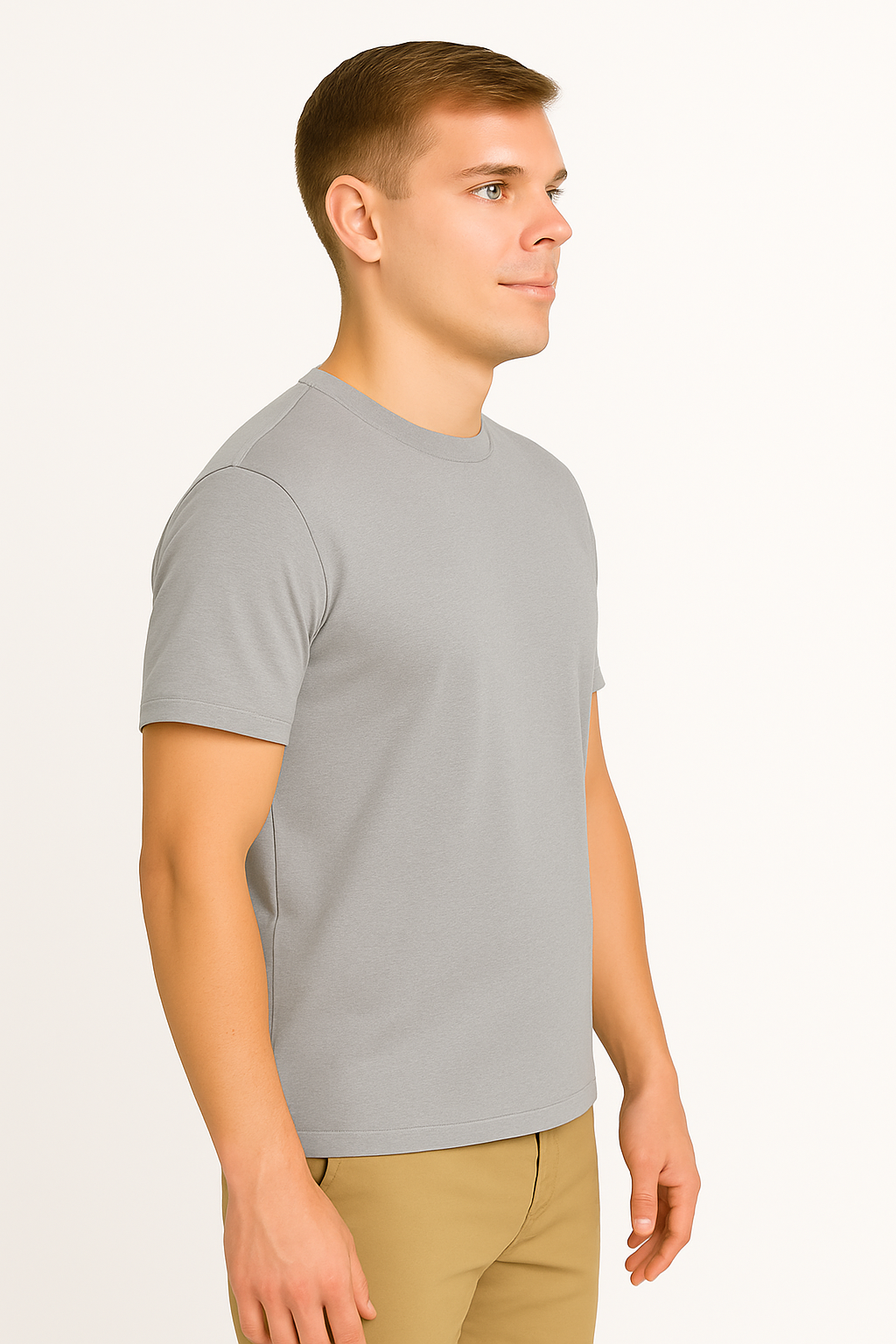 Basic T-shirt Grijs – SHIT MAN