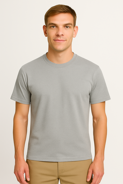 Basic T-shirt Grijs – SHIT MAN