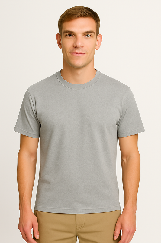 Basic T-shirt Grijs – SHIT MAN