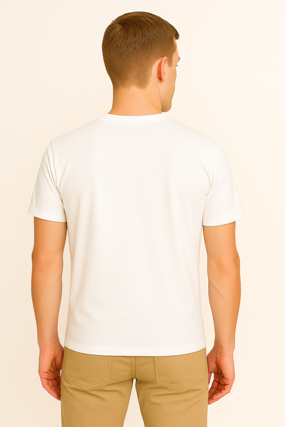 Basic T-shirt Wit – SHIT MAN