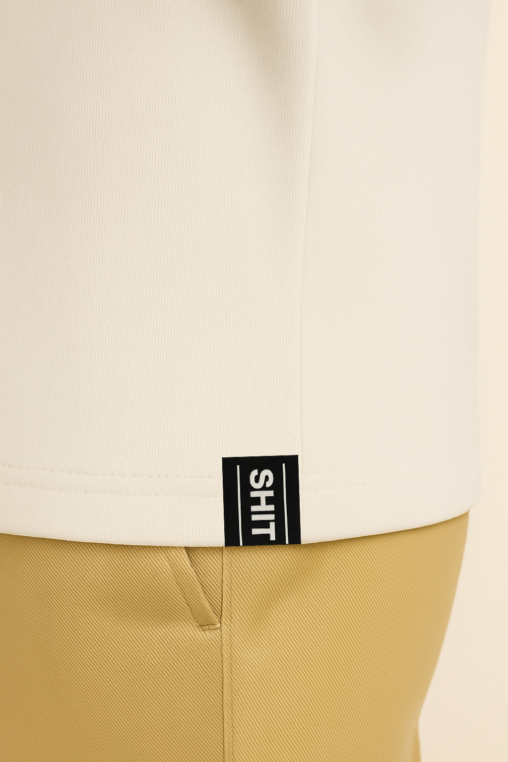 Basic T-shirt Wit – SHIT MAN