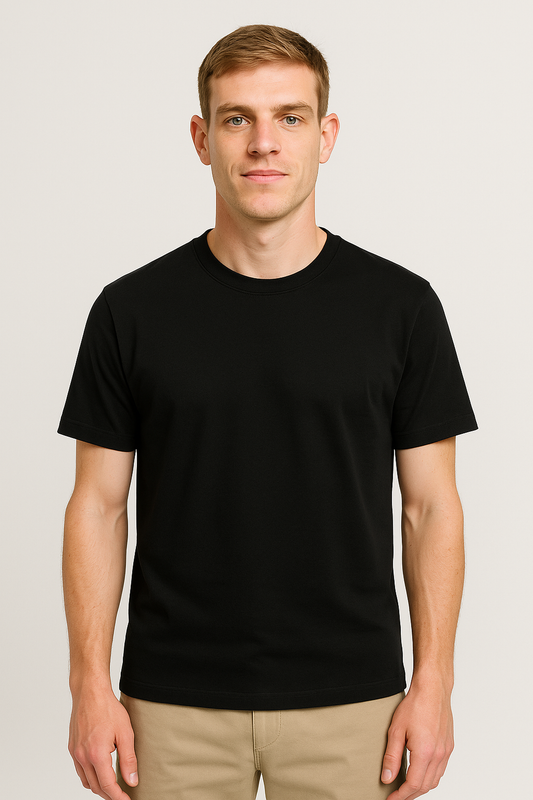 Basic T-shirt Zwart – SHIT MAN