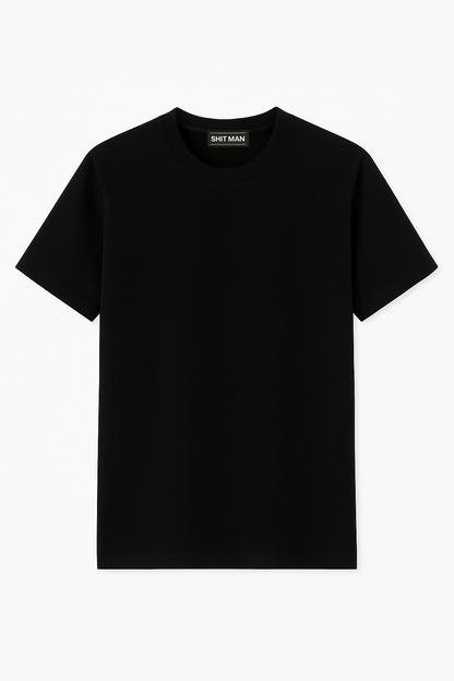 Basic T-shirt Zwart – SHIT MAN